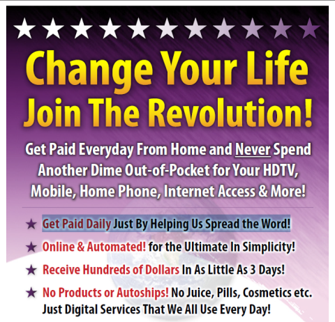 Help Us Spread the Word and GET PAID DAILY From Home! 
